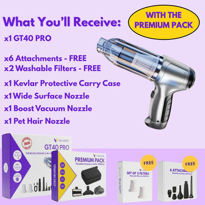 GT40 Pro Precision Vacuum Cleaner | Trusted by thousands in the UK