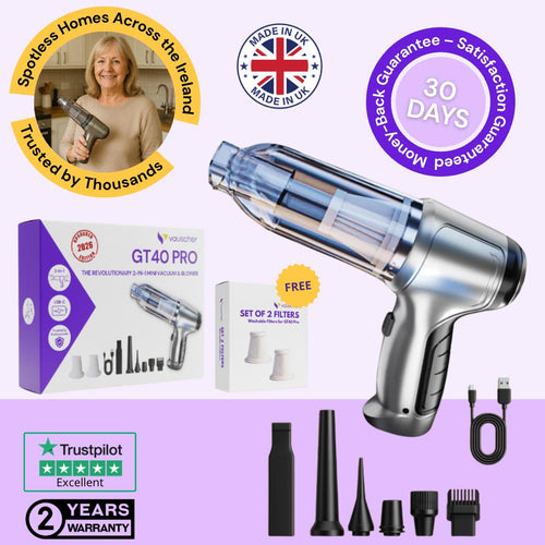 GT40 Pro Precision Vacuum Cleaner - Trusted by thousands in UK Homes