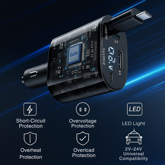 ChargePilot™ | 4-in-1 Smart Car Charger