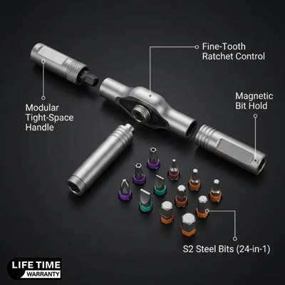 R70 PRO | The Tight-Space Ratchet Driver Kit