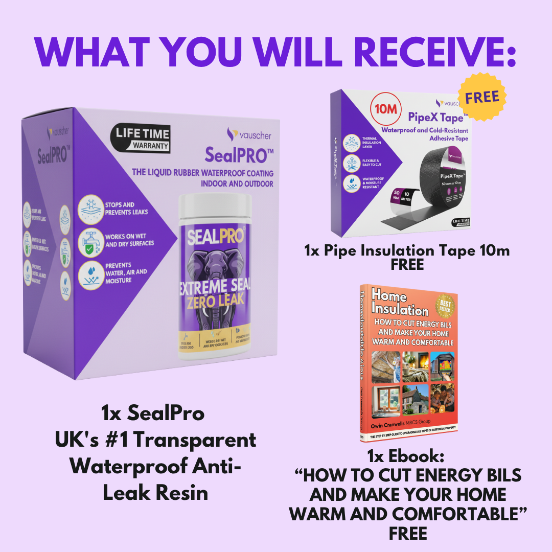 GET YOUR SEALPRO™ AND STOP LEAKS BEFORE THEY GROW