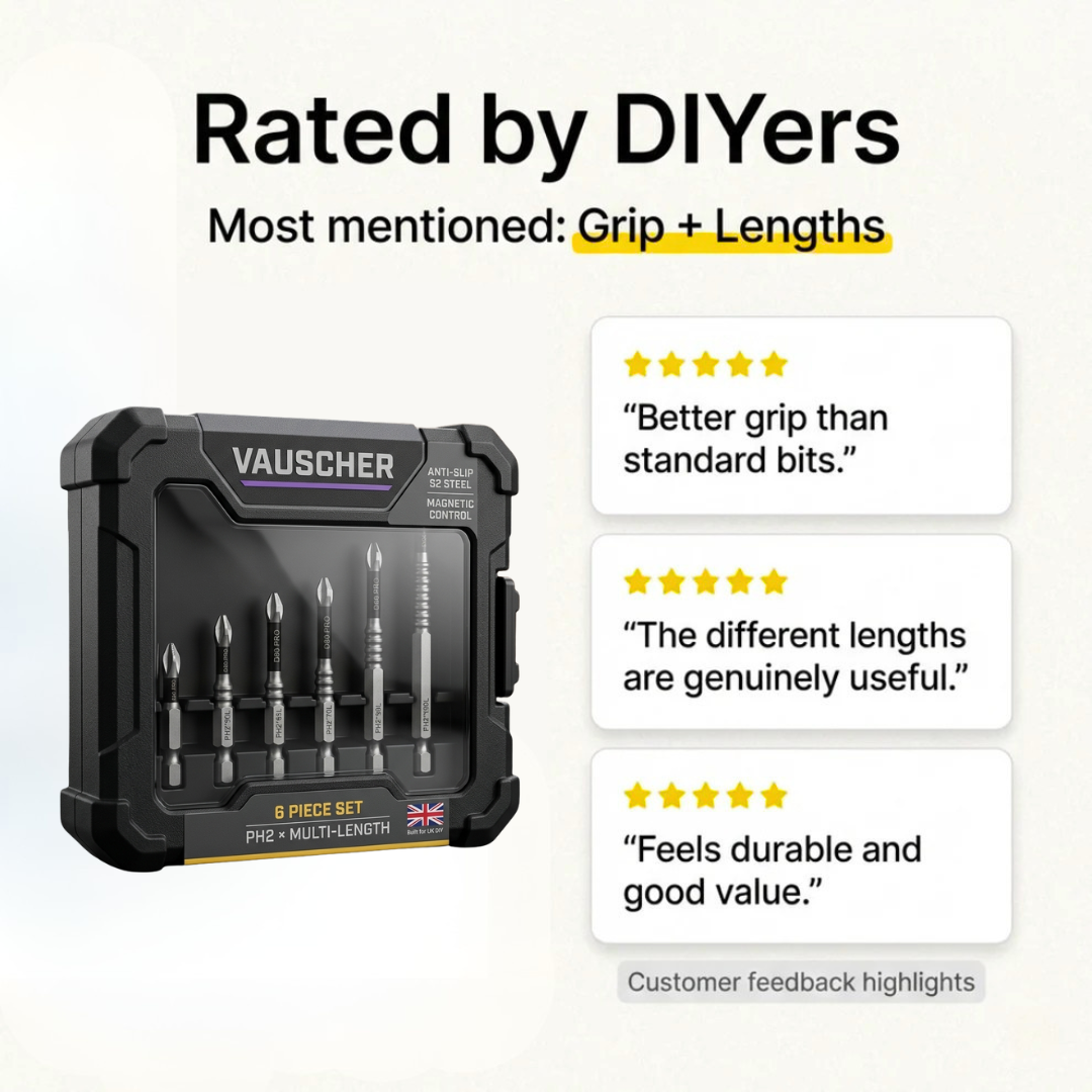 D80 PRO | The Anti-Slip Screwdriver Bit Set