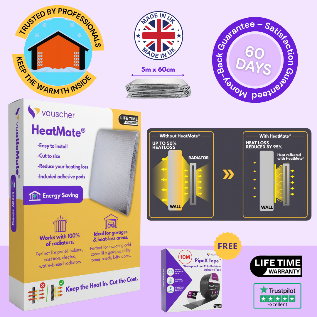 HeatMate® | Thermal Radiator Heat Reflector Foil – Save Energy & Cut Bills
