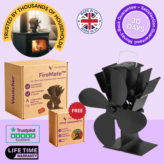 FireMate™ | The Silent, Self-Powered Heat Circulator