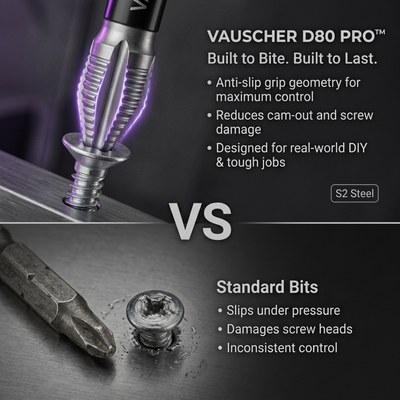 D80 PRO | The Anti-Slip Screwdriver Bit Set