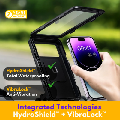 M7 Lock™ | Universal 360° Waterproof Phone Mount for Bikes, Motorcycles & Scooters