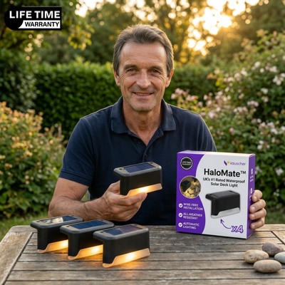 HaloMate™ | UK’s #1 Rated Weatherproof Solar Deck Light