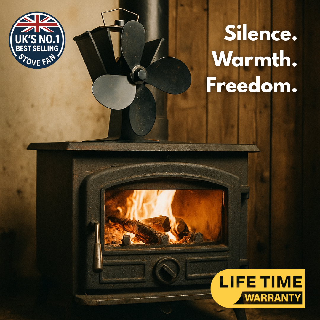 FireMate™ | The Silent, Self-Powered Heat Circulator
