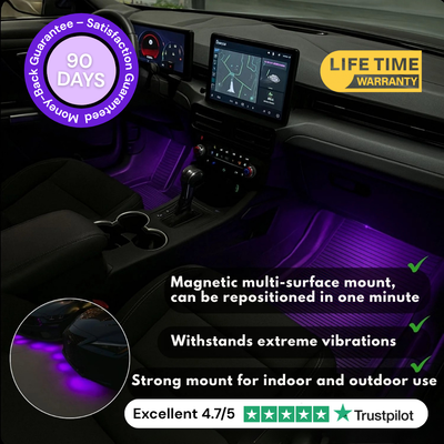 L50 PRO™ | Subtle, wireless lighting for your car interior