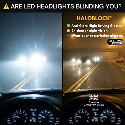 HaloBlock™ | Anti-Glare Night Driving Glasses