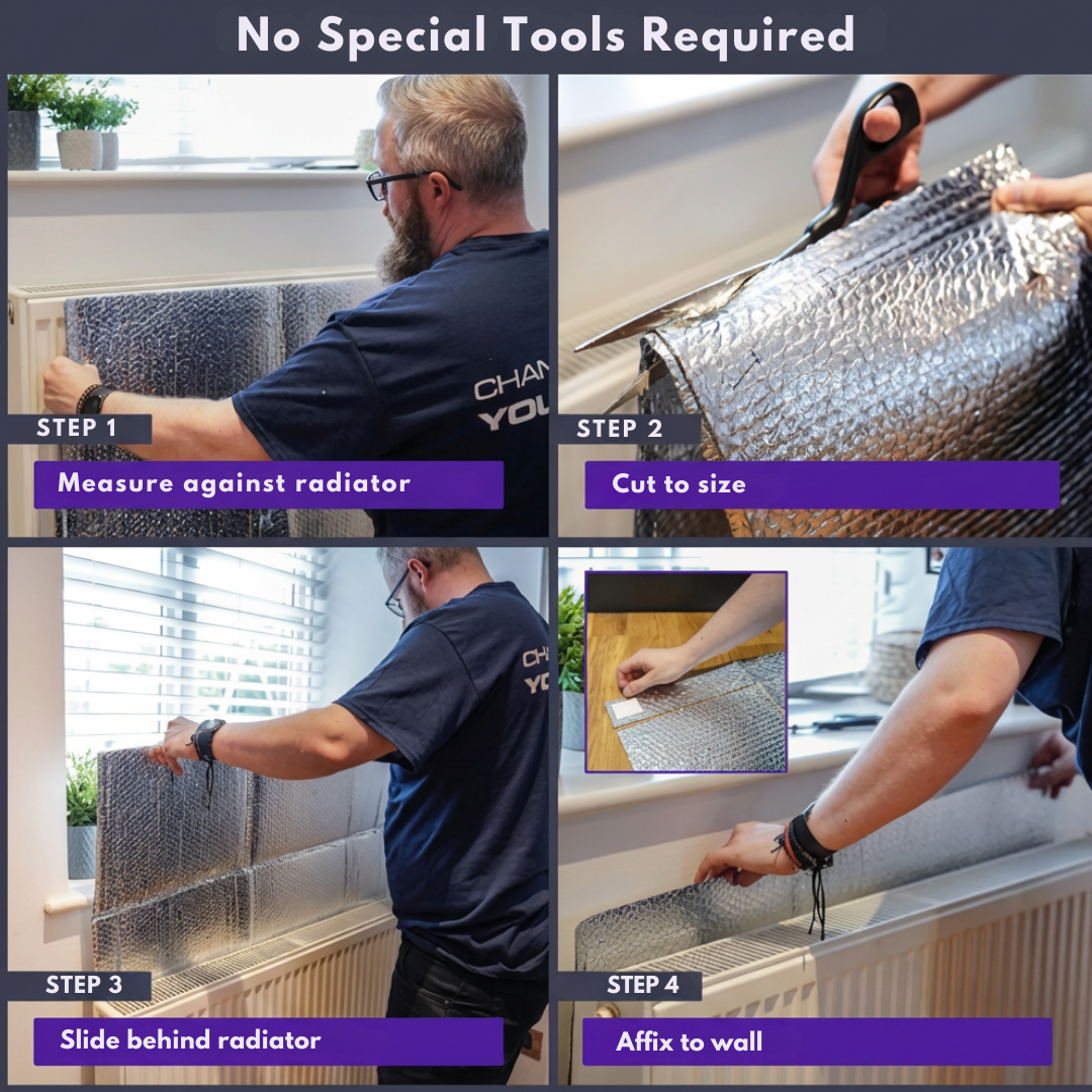 HeatMate® | Thermal Radiator Heat Reflector Foil – Save Energy & Cut Bills