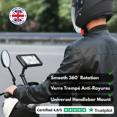 M7 Lock™ | Universal 360° Waterproof Phone Mount for Bikes, Motorcycles & Scooters