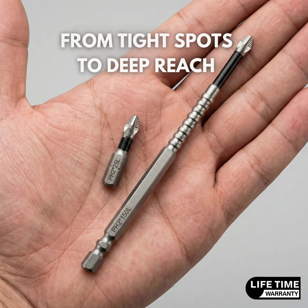 D80 PRO | The Anti-Slip Screwdriver Bit Set