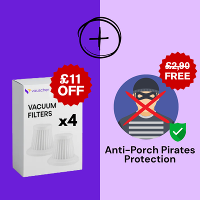 Kit of 4 Filters GT40 Pro + Anti-Porch Pirates Protection