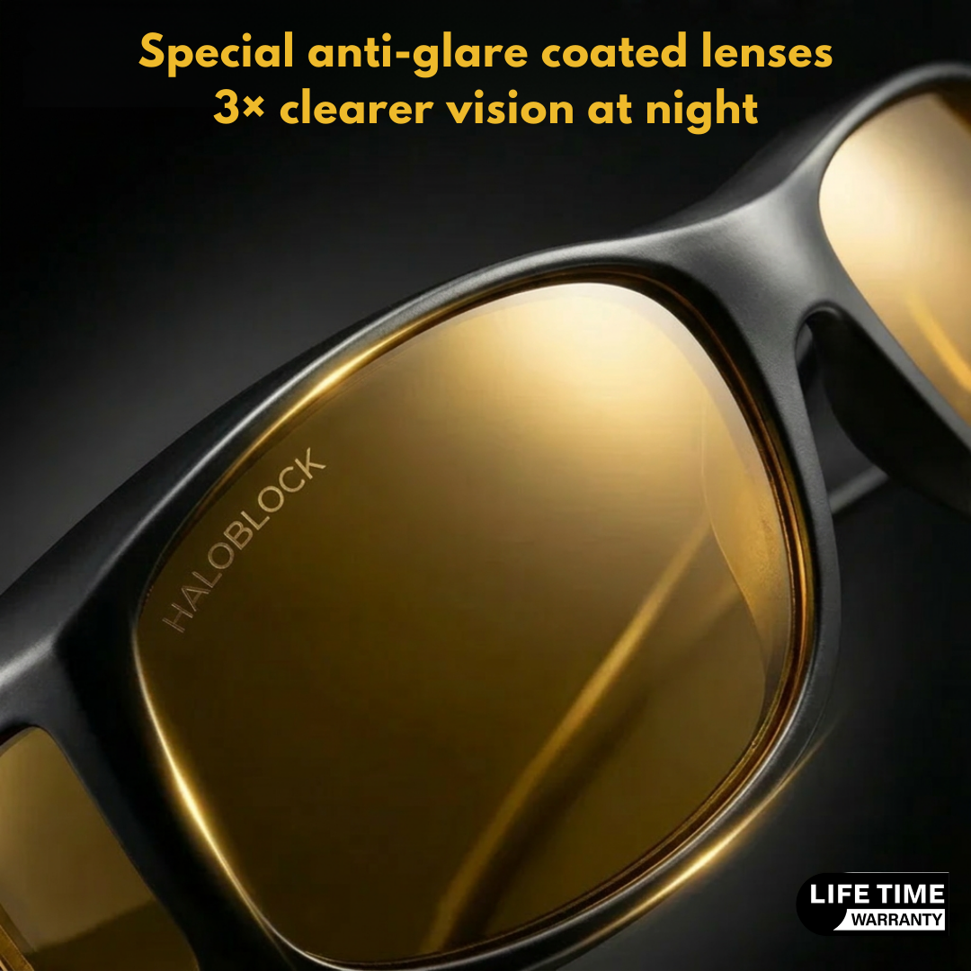 HaloBlock™ | Anti-Glare Night Driving Glasses