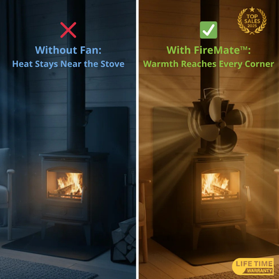 FireMate™ | The Silent, Self-Powered Heat Circulator