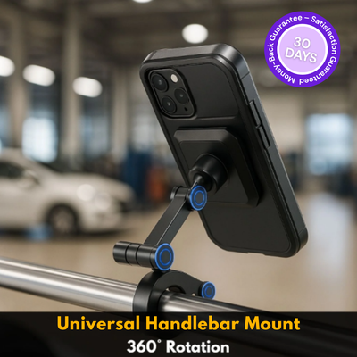 M7 Lock™ | Universal 360° Waterproof Phone Mount for Bikes, Motorcycles & Scooters