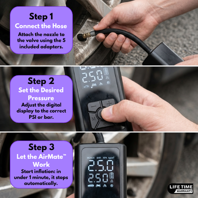 AirMate™ – Smart Wireless Tyre Inflator