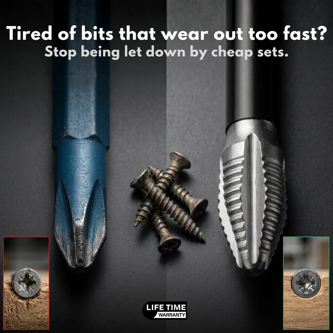 D80 PRO | The Anti-Slip Screwdriver Bit Set