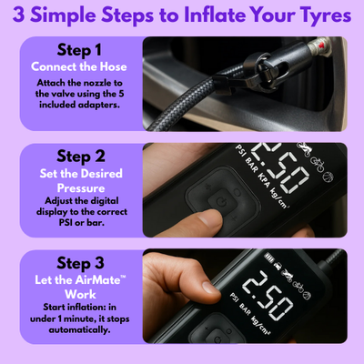 AirMate™ – Smart Wireless Tyre Inflator