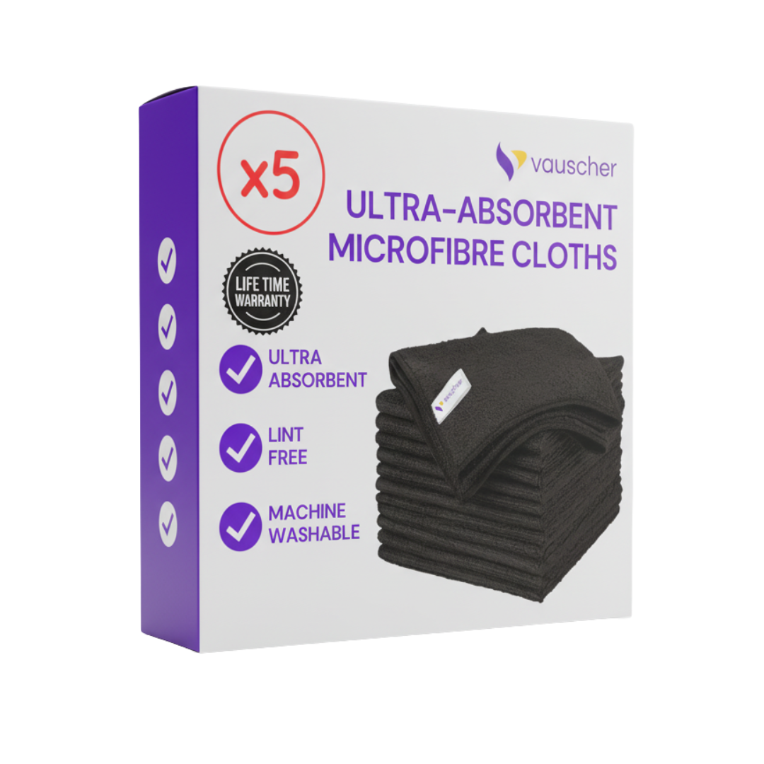 x5 Ultra-Absorbent Microfibre Cloths