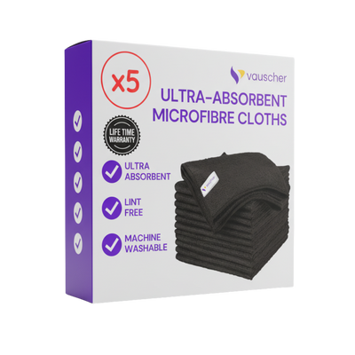 x5 Ultra-Absorbent Microfibre Cloths