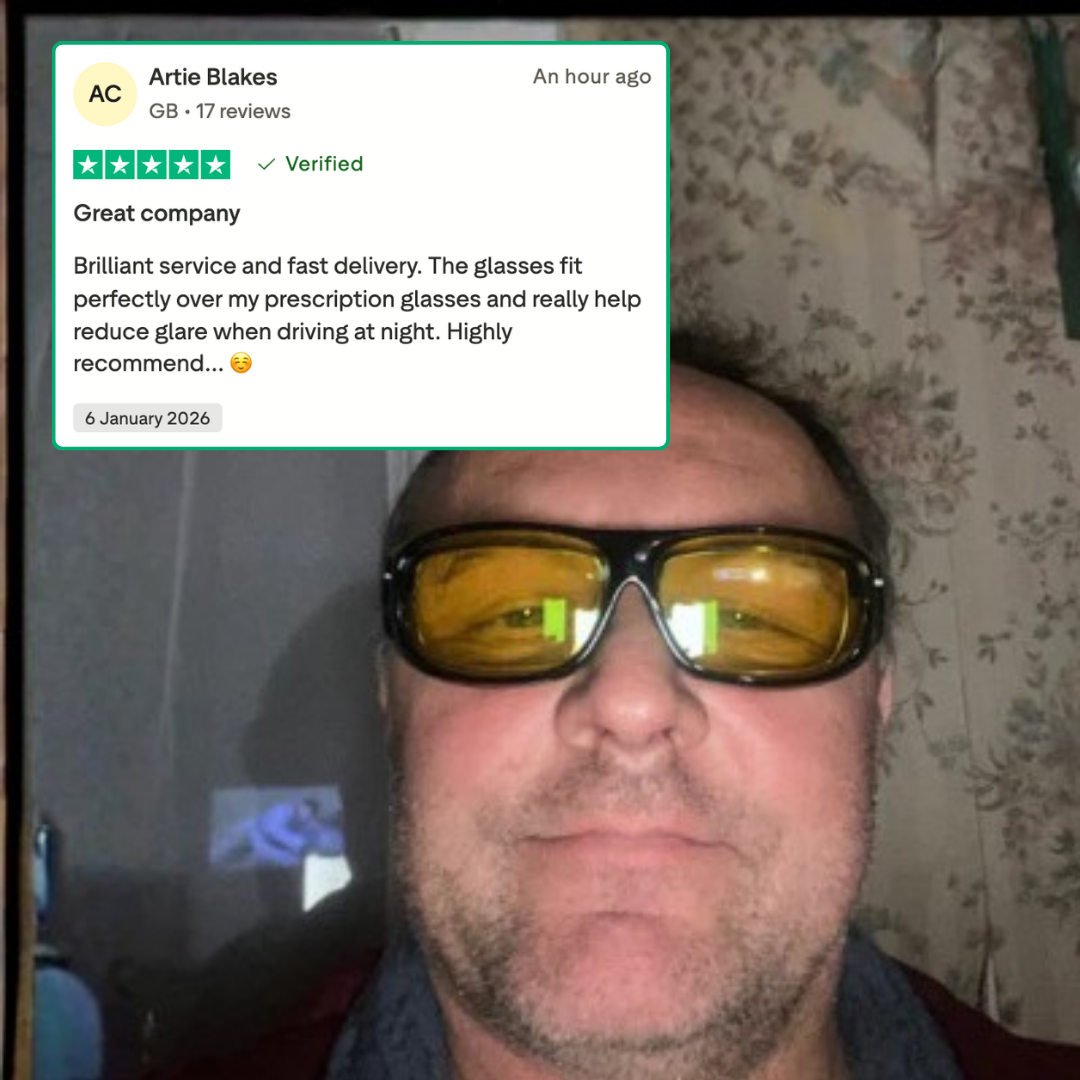 HaloBlock™ | Anti-Glare Night Driving Glasses