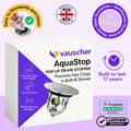 AquaStop ~ Pop-up Drain Stopper Prevents Hair Clogs in Bath & Shower