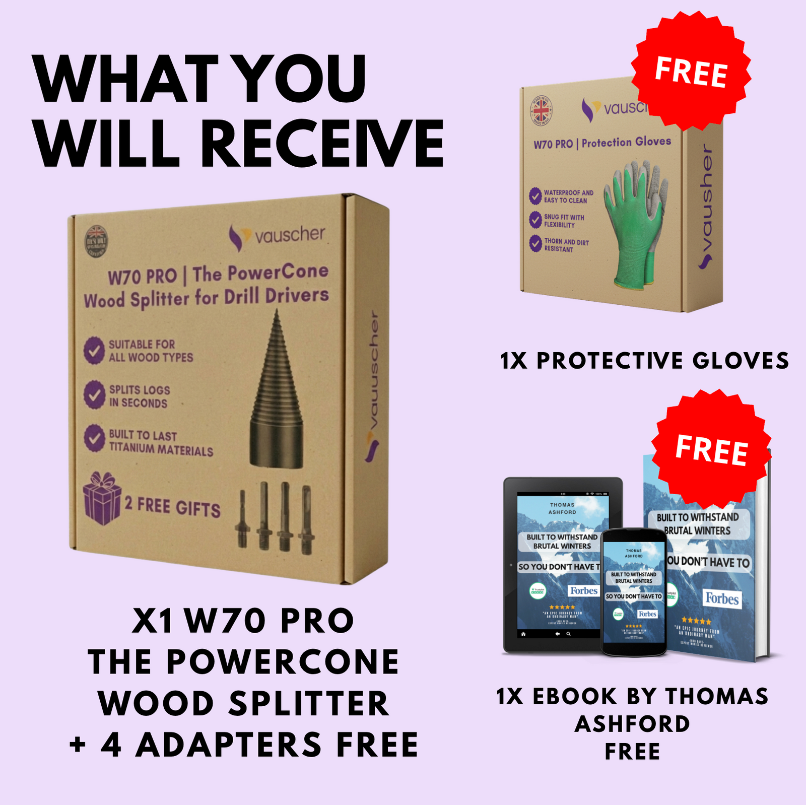👉 GET YOUR W70 PRO - SPLIT SMARTER, SAFER, FASTER.