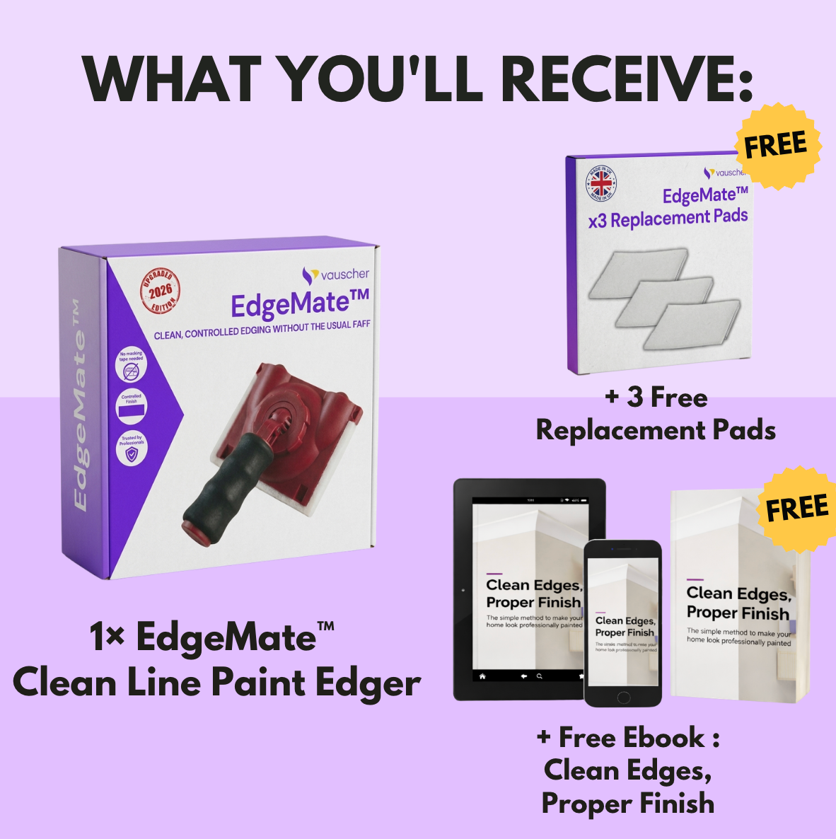 👉 GET YOUR EDGEMATE™ - PAINT CLEANER, SHARPER, FASTER.