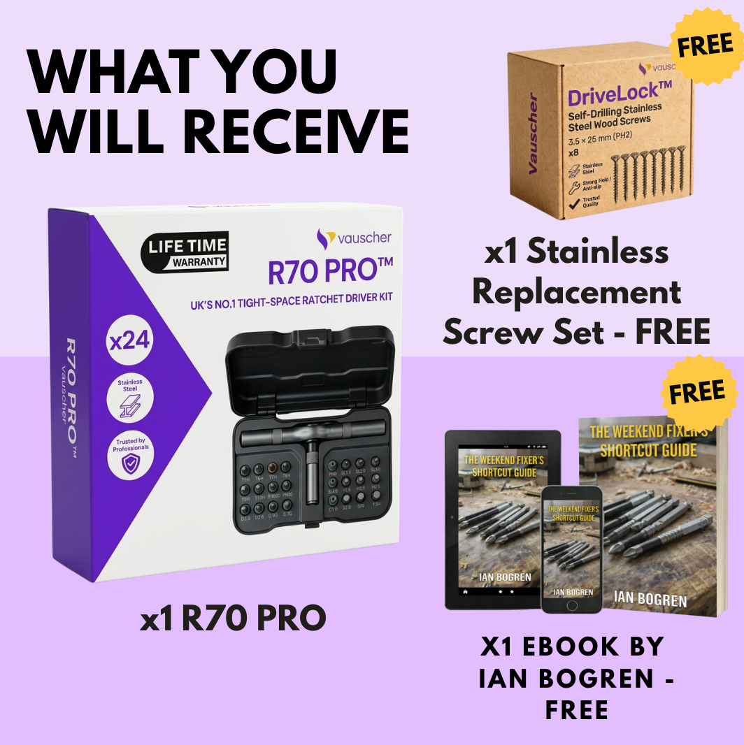 👉 GET YOUR R70 PRO FOR FASTER, TIGHT-SPACE ASSEMBLY NOW!
