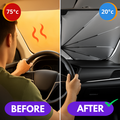 HS90 Pro HeatShield Foldable Sunshade ~ Trusted by thousands in the UK