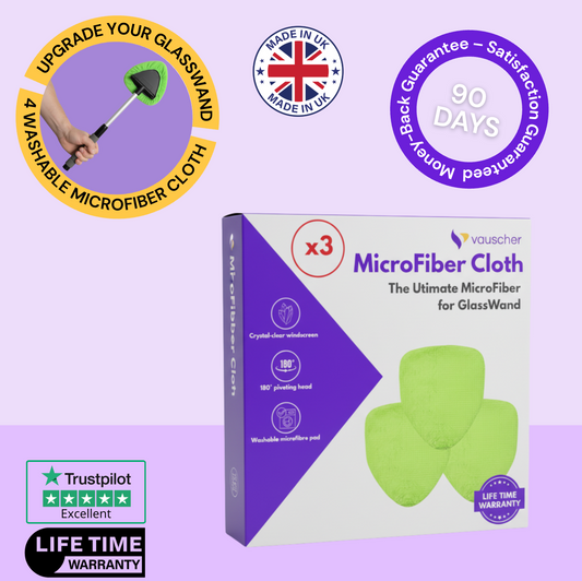 Set of 3 Microfiber Cloth for GlassWand™