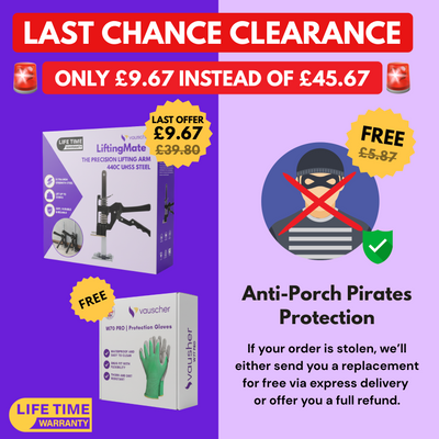 LiftingMate™ | The Precision Lifting Arm + Anti-Porch Pirates Protection