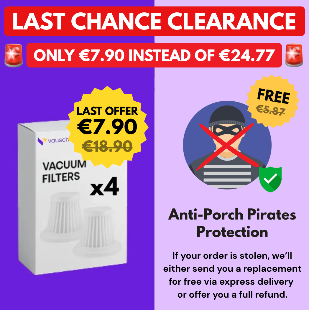 Kit of 4 Filters for GT40 PRO + Anti-Porch Pirates Protection