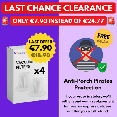 Kit of 4 Filters for GT40 PRO + Anti-Porch Pirates Protection