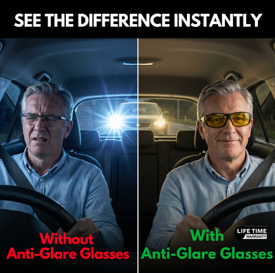 HaloBlock™ | Anti-Glare Night Driving Glasses