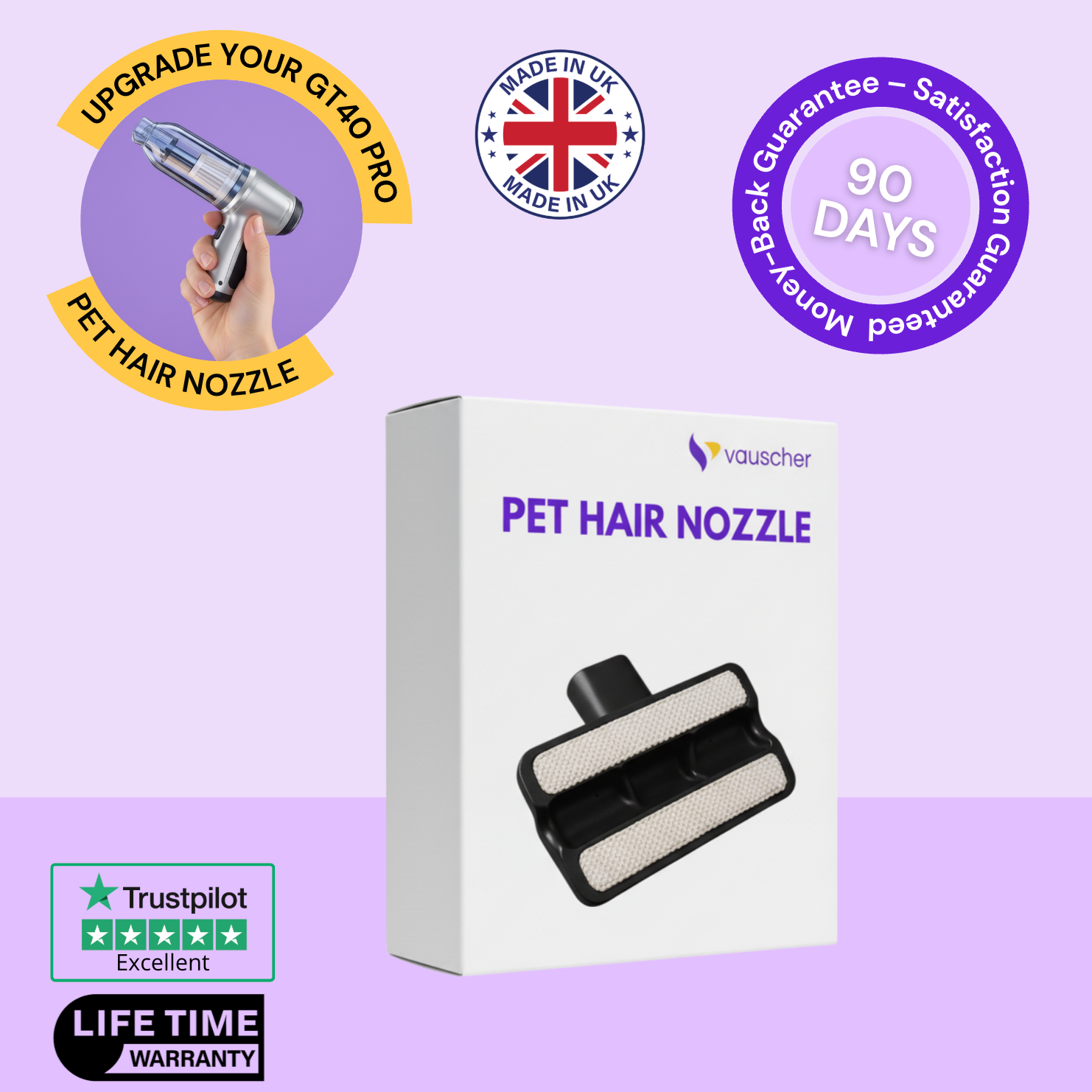 Pet Hair Nozzle for GT40 Pro®