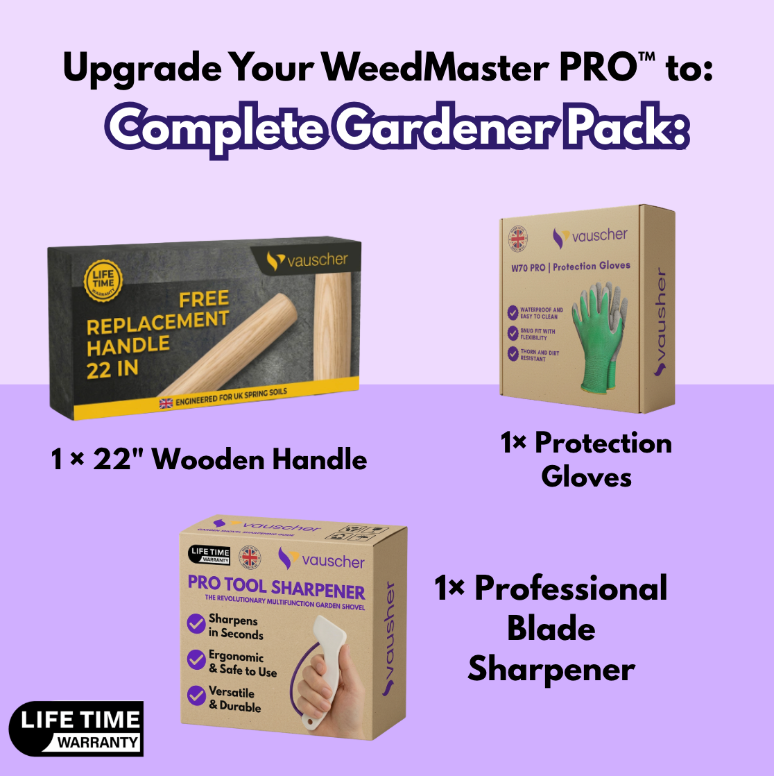 Upgrade to WeedMaster PRO™ Complete Gardener Pack