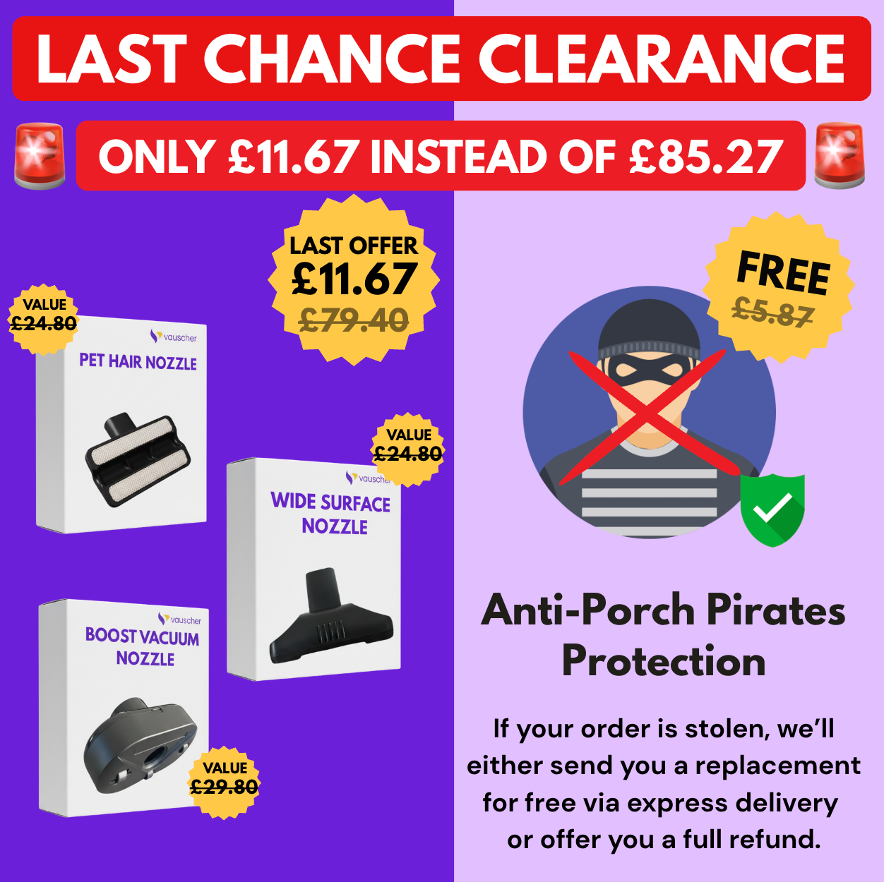 Upgrade to Premium Pack - Complete Accessory Set for GT40 PRO® + Anti-Porch Pirates Protection