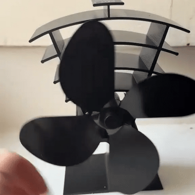 FireMate™ | The Silent, Self-Powered Heat Circulator