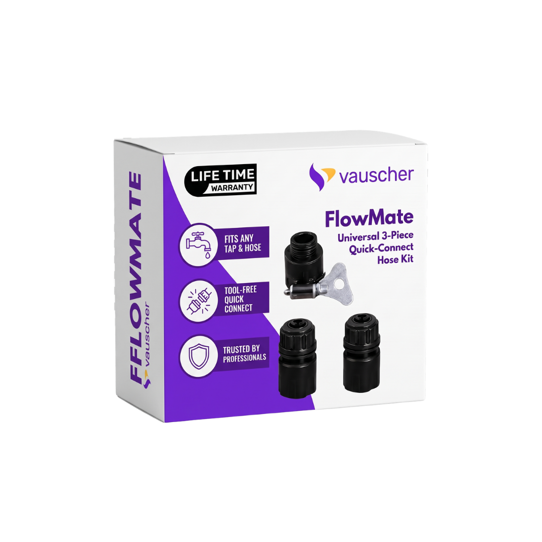 FlowMate - Universal 3-piece Quick-Connect Hose Kit