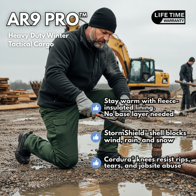 AR9 PRO™ | Indestructible Tactical Cargo for Brutal Winters