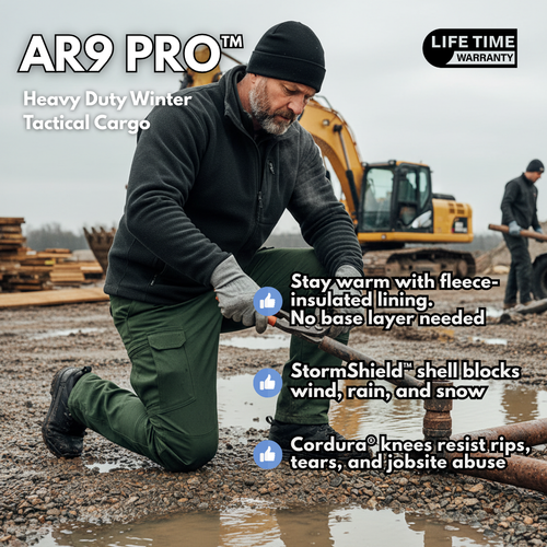 AR9 PRO™ | Indestructible Tactical Cargo for Brutal Winters