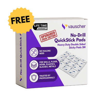 4x No-Drill QuickStick Pads