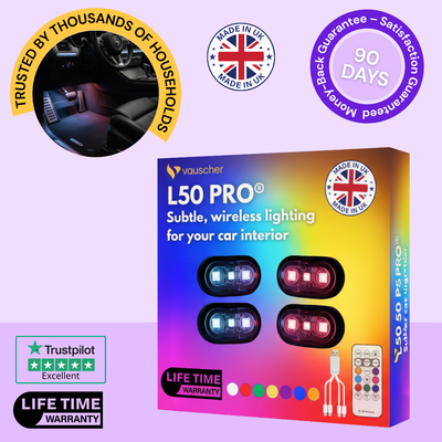L50 PRO™ | Subtle, wireless lighting for your car interior