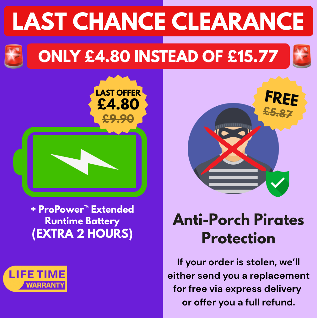 Enhanced Battery With Energy-Saving Mode for Your AirMate™ + Anti-Porch Pirates Protection (Copy)