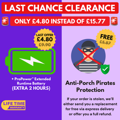 Enhanced Battery With Energy-Saving Mode for Your AirMate™ + Anti-Porch Pirates Protection (Copy)