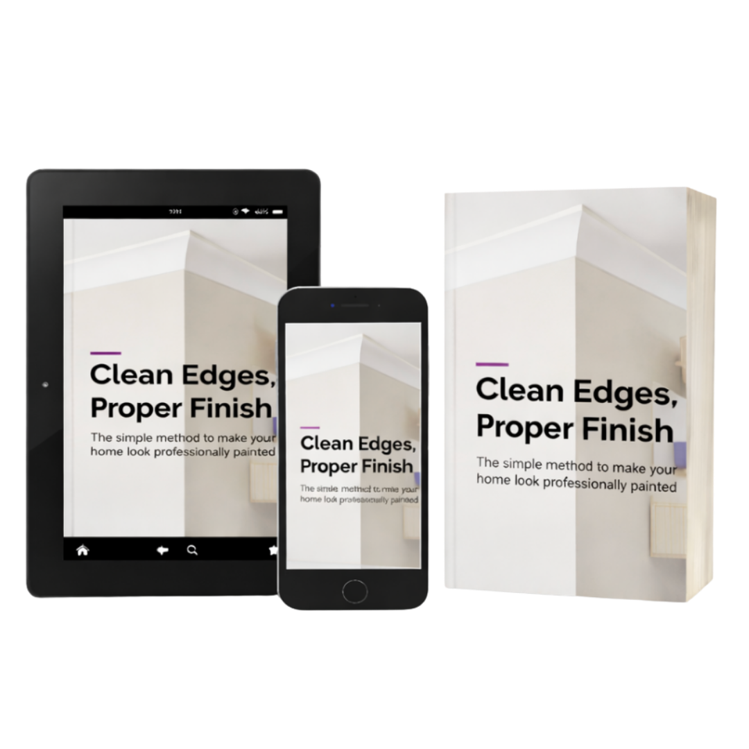 E-book: Clean Edges, Proper Finish. The simple method to make your home look professionnally painted