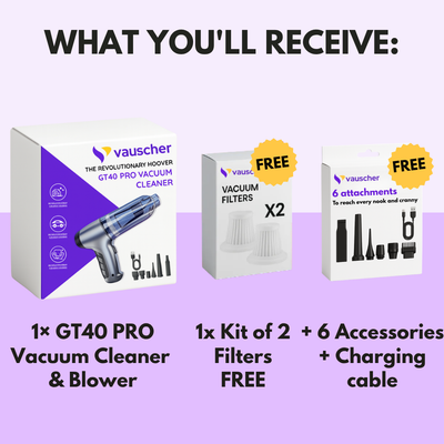 GT40 Pro Precision Vacuum Cleaner ~ Trusted by thousands in the UK